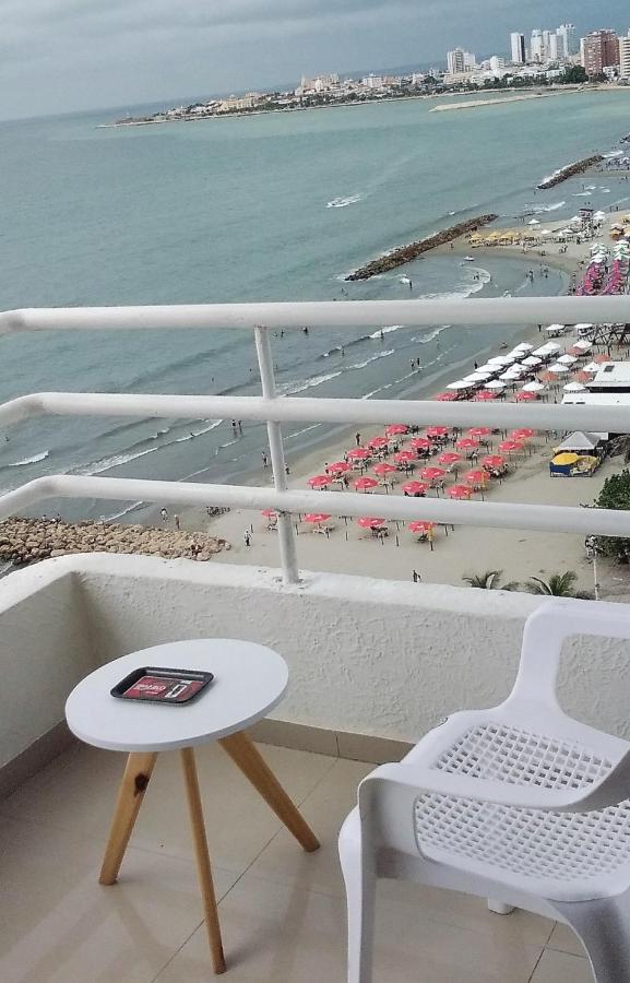 Apartamento , Vista A La Ciudad Antigua Y Playa Cartagena Εξωτερικό φωτογραφία